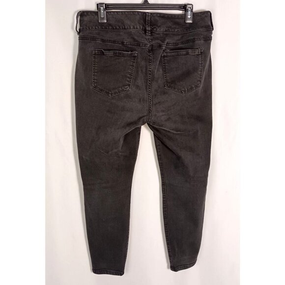 Torrid Jegging Skinny High-Rise Multi Zip Jean Black Size 14 Short Stretch - Picture 3 of 8